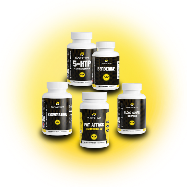 Thrive Hive Shred Stack, a bundle of supplements for weight loss and metabolism support.
