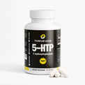 Thrive Hive 5-HTP supplement bottle, a natural aid for emotional well-being.