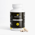 Thrive Hive Ashwagandha bottle, a natural adaptogen for stress relief and wellness.