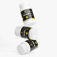 Thrive Hive Bee Bread bottle, a natural supplement for immune and energy support.