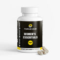 Thrive Hive Women's Essentials bottle, a daily supplement for vitality and energy.