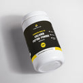 Thrive Hive Hydrolyzed Grass Fed Collagen Peptide Powder container, a chocolate-flavored supplement for skin and joint health.