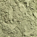 A scoop of vibrant green powder from Thrive Hive's plant-based superfood blend.