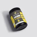 Thrive Hive SWARM Pre-Workout Powder jar, a supplement for boosting energy and strength.