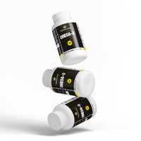 Thrive Hive Omega-3 softgels bottle, an EPA DHA supplement for heart and brain health.