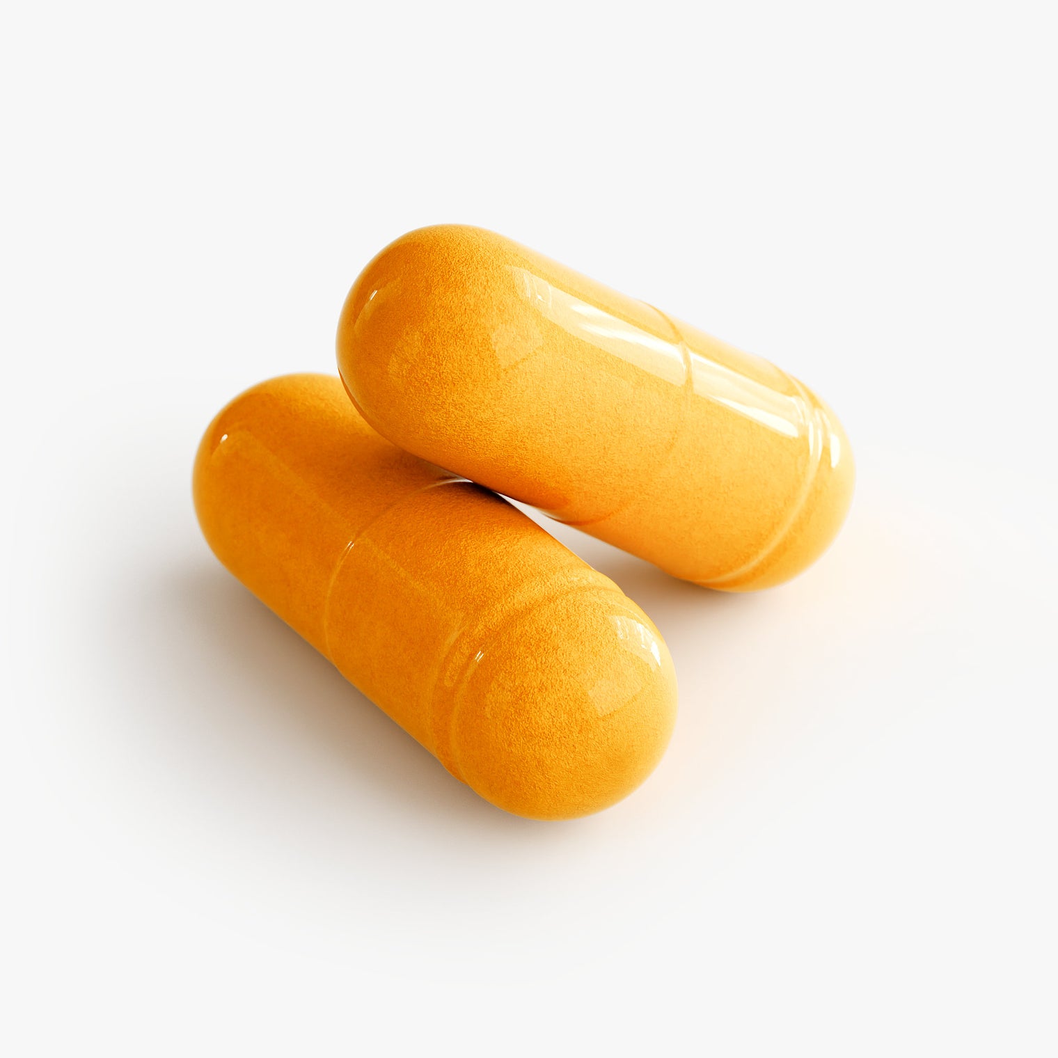 Close-up of a Thrive Hive Anti-Inflammatory Complex capsule, a blend of natural extracts.