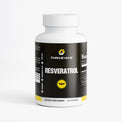 Thrive Hive Resveratrol supplement bottle, a natural antioxidant for daily wellness.