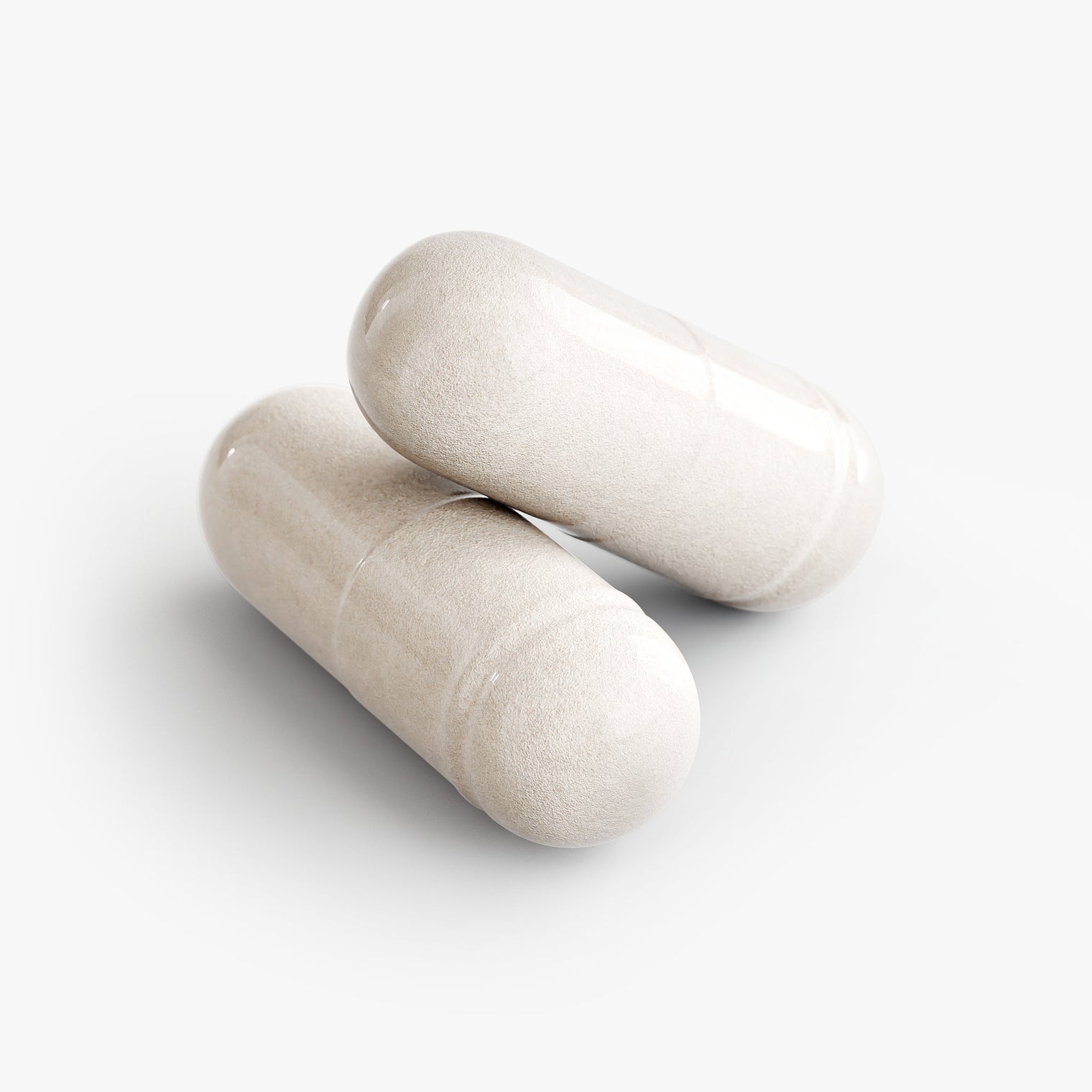 Close-up of a Thrive Hive Resveratrol capsule, a supplement for brain and cholesterol health.