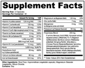 Label of Thrive Hive Hair, Skin and Nails Formula showing ingredients like Biotin, Vitamin B6, and Horsetail extract.